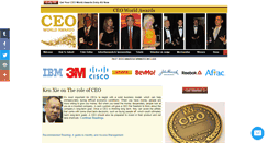 Desktop Screenshot of ceoworldawards.com